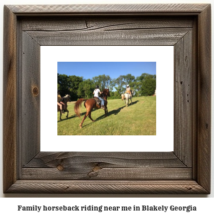 family horseback riding near me in Blakely, Georgia